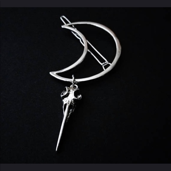 Accessories - Bird skull hair clip